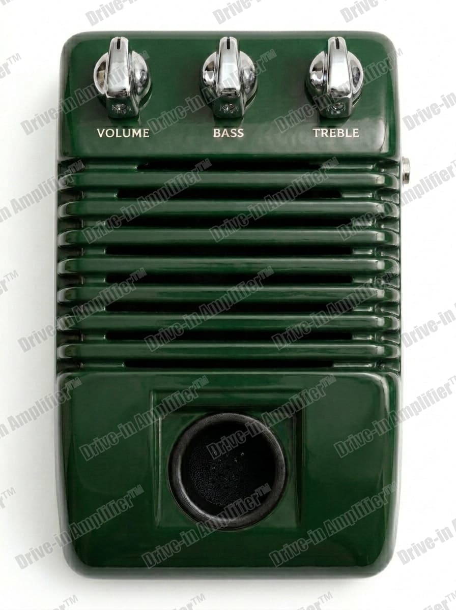 Colin Chapman Lotus amplifier with chrome knobs