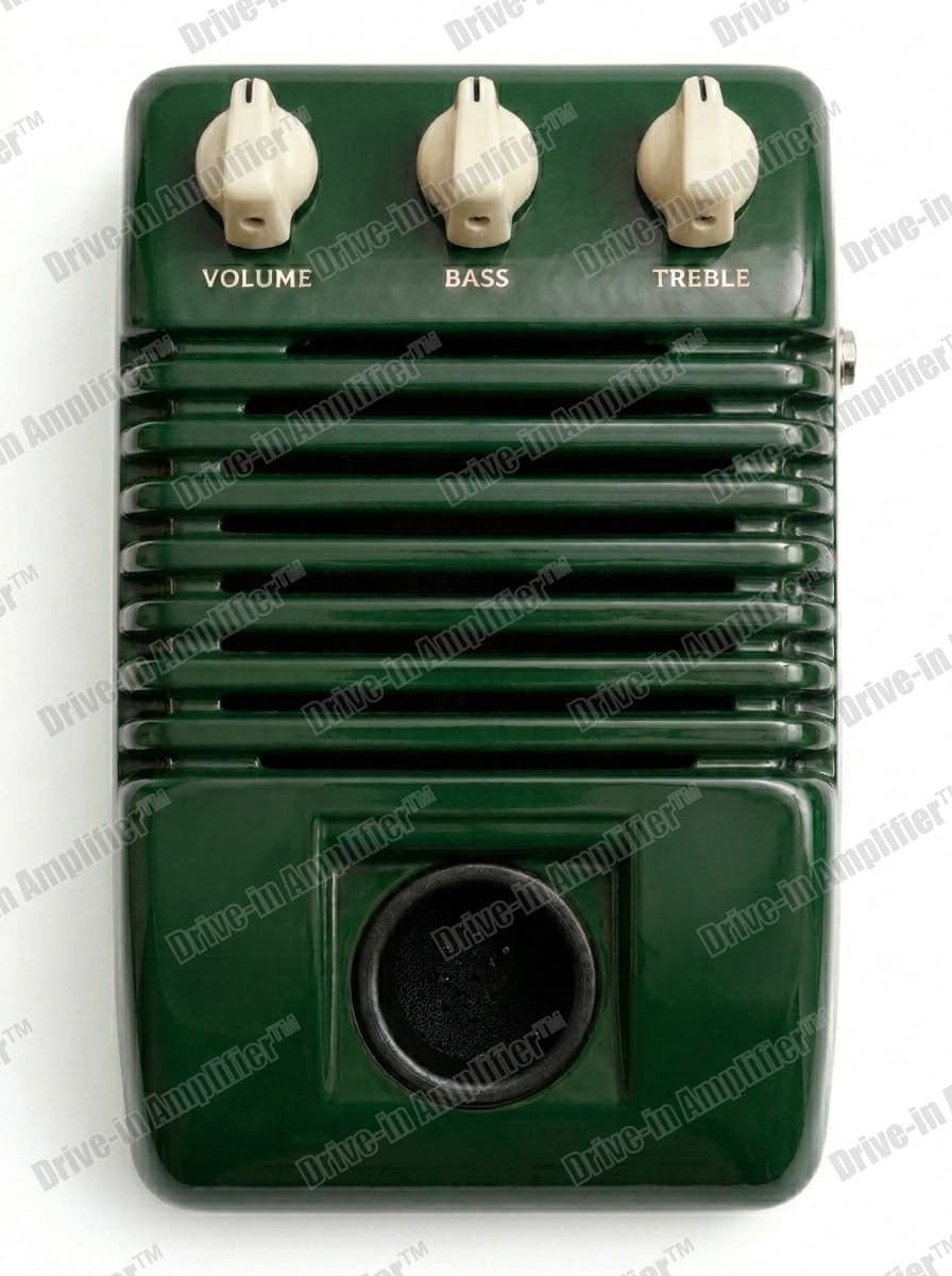 Colin Chapman Lotus amplifier with cream knobs