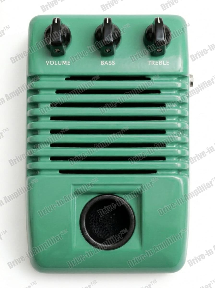 Moby Dick amplifier with black knobs