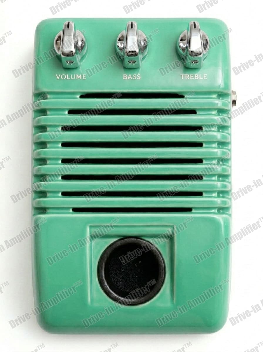 Moby Dick amplifier with chrome knobs